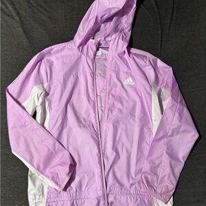 Adidas Women's Lilac Windbreaker Running Jacket